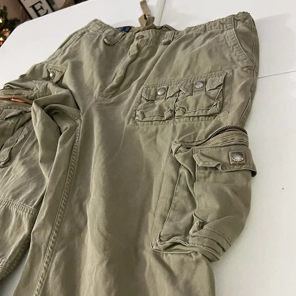 Vintage Polo Ralph Lauren Cargo Pants Multi Pocket Utility Men's / US 36 X 29